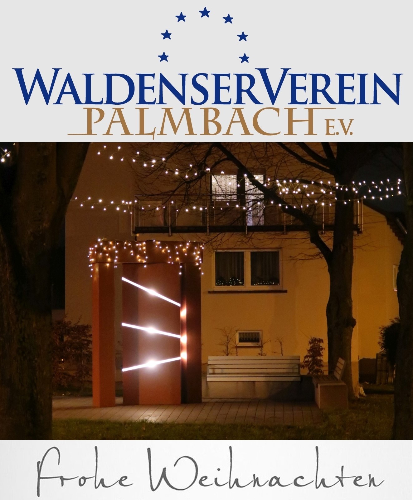 Weihnachtsgruss Waldenserverein Palmbach