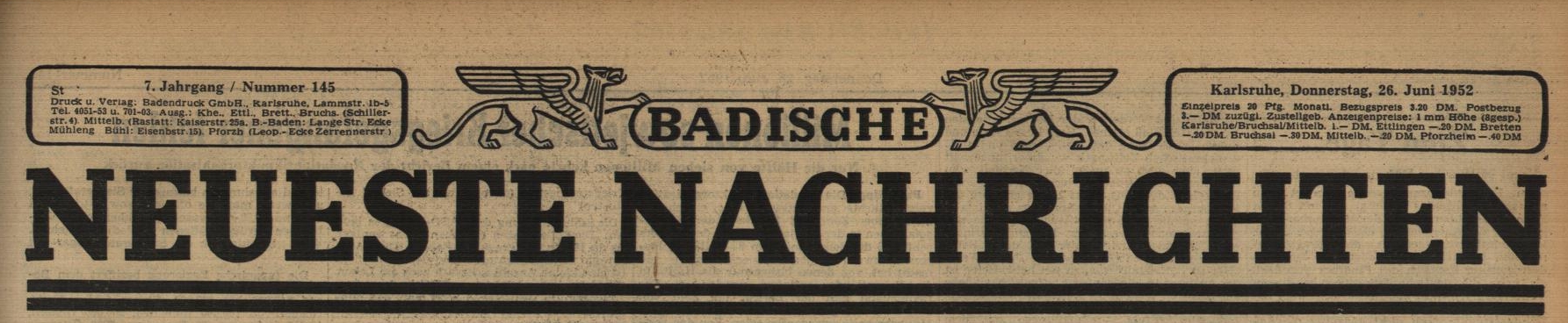BNN 26.06.1852 Das Schulwandbild in Palmbach wird restauriert. BNN 26.06.1852 Das Schulwandbild in Palmbach wird restauriert.